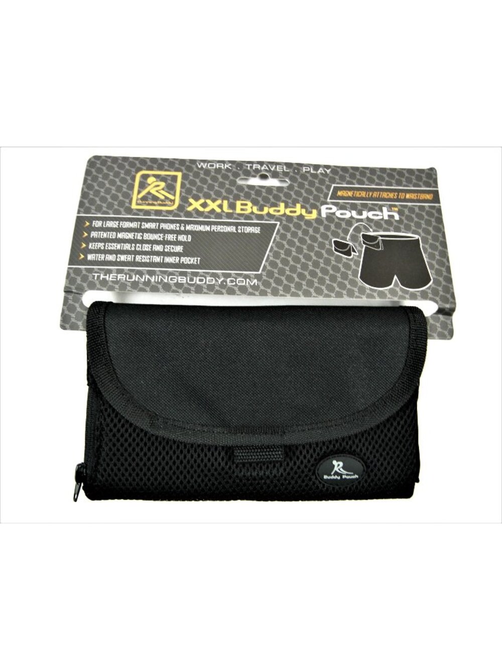 Cell Phone Pouch Holder Black Pocket Pouch Phone/Wallet/Keys New